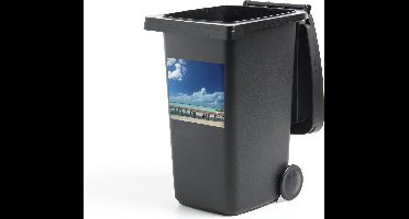 Container sticker Een promenade bij de Caribische zee op het Mexicaanse eiland Isla Mujeres - 40x40 cm - Kliko sticker