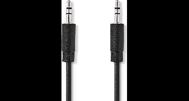 Nedis Stereo-Audiokabel - 3,5 mm Male - 3,5 mm Male - Vernikkeld - 3.00 m - Rond - Zwart - Doos