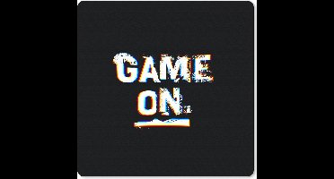 Gaming Muismat - Mousepad - 30x30 cm - Gaming - Spreuken - Zwart - Wit - Geschikt voor Gaming Muis en Gaming PC set