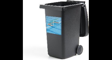 Container sticker Water polo doel - 40x40 cm - Kliko sticker