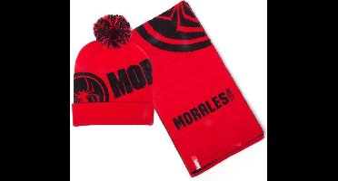 Marvel Spider-Man - Miles Morales Muts & Sjaal Set - Rood/Zwart