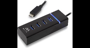 Ewent 4-Poorts USB 3.1 Gen1 (USB 3.0) Hub Type-C EW1137