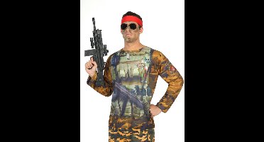 "Militair fopshirt voor volwassenen  - Verkleedkleding - M/L"