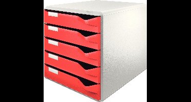 Leitz - Ladenblok (5 laden) - Wit/Rood