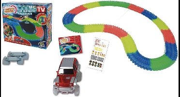 Basic Fantastic Racetrack - 162-delige tracks met auto en lichteffecten