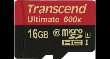 Transcend 16GB Micro SDHC Class 10 UHS-I 600x (Ultimate)