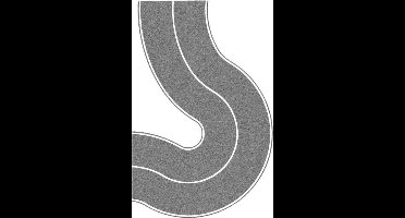 Weg / Straat, Bocht, Provinciale, Asfalt