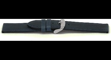 Horlogeband I629 Kayak Blauw Leder 24x24mm