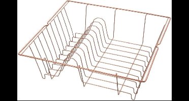 Metaltex Afdruiprek Lipsia 36 X 33 Cm Koperkleurig