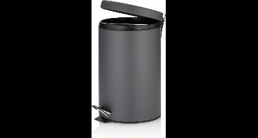 Kela Keuken Afvalemmer - Metaal - 12 liter - Grijs