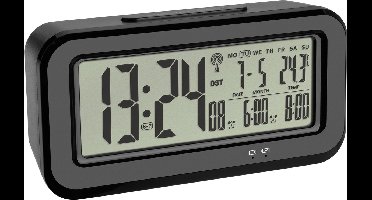 TFA Dostmann 60.2554.01 Wekker Zendergestuurd Zwart