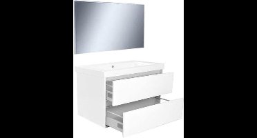 Wiesbaden Vision meubelset met spiegel 80cm wit