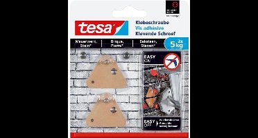 Tesa klevende schroef baksteen driehoekig 5 kg. - 2 stuks