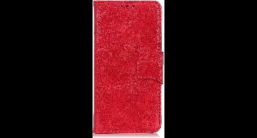 Shop4 - Xiaomi Mi Note 10 Lite Hoesje - Book Case Cabello Rood