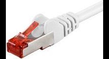 CAT6 S/FTP (PIMF) patchkabel / internetkabel 25 meter wit - netwerkkabel