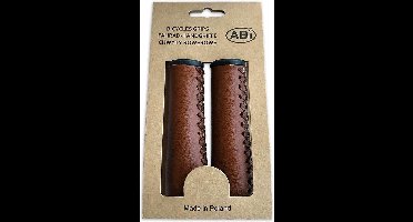 Fiets handvatten set ABI 120 mm - Bruin