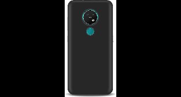Hoesje geschikt voor Nokia 6.2 / Hoesje geschikt voor Nokia 7.2 TPU hoesje Back Cover - Zwart