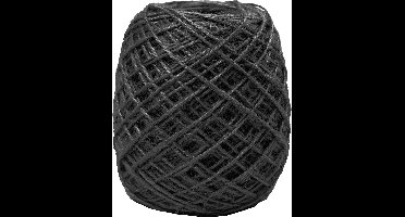 Creotime Natuurlijk hennep, dikte 1-2 mm, zwart, 150 m