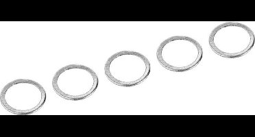 Team Corally - Alum. Shim Ring - ID 6.35mm - 0.4mm - 5 pcs