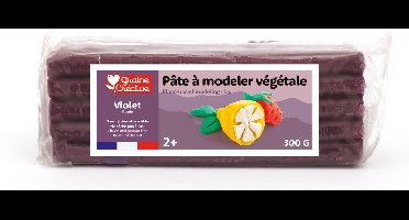Graine Creative boetseerklei plantaardig 300gr paars - herbruikbare klei.
