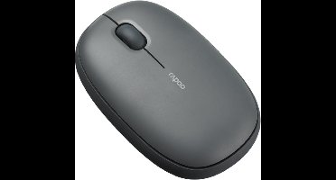 Rapoo M660 Silent grijs draadloze Multi-Mode- muis Kantoor Ambidextrous RF-draadloos + Bluetooth Optisch 1300 DPI