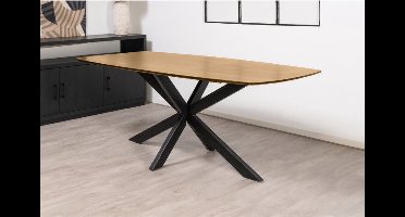 Eettafel Florence mangohout Deens ovaal 220x100 cm - Naturel | Glad