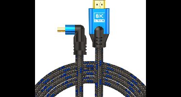 Savio CL-148 HDMI kabel 3 m HDMI Type A (Standaard) Zwart, Blauw