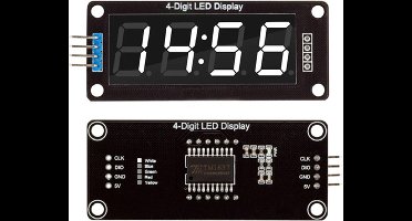 0,56 inch TM1637 zeven segmenten display module Wit geschikt voor Arduino
