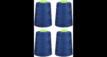 Phoenix 4x 5000m overlock garen - koningsblauw