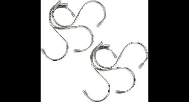 Benson S-haken / ophanghaken - 6-delig - metaal - 70 mm