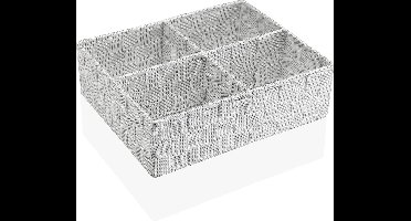 Box with compartments Textile (27 x 10 x 32 cm)