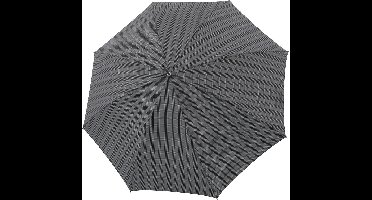 Doppler Manufaktur Diplomat Stick Paraplu 91 cm - 107cm Diameter - grau karop