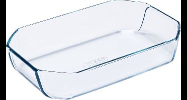 Pyrex - Inspiration Ovenschaal Rechthoek 2 liter - Transparant - Borosilicaatglas