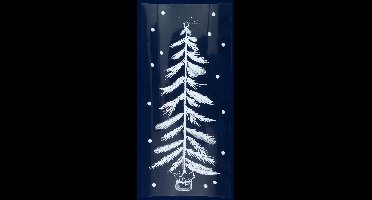 Peha Raamsticker Kerstboom 24 X 44,5 Cm Pvc Wit