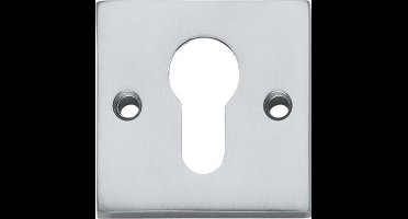 Intersteel Rozet profielcilindergat vierkant groot chroom mat