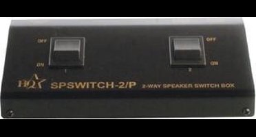 Analogue Audio Switch 2x (2x Clip Female) - 2x Clip Female Black