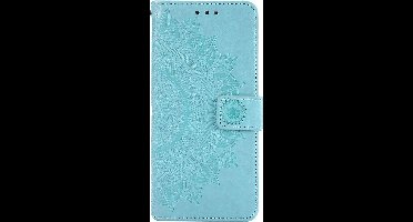 Shop4 - Samsung Galaxy Note 20 Hoesje - Wallet Case Mandala Patroon Mint Groen