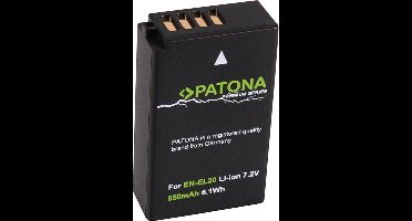 Patona PREMIUM Accu Batterij Nikon EN-EL20 EN-EL20a - 850mAh