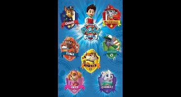 Pyramid Poster - Paw Patrol Crests - 91.5 X 61 Cm - Multicolor