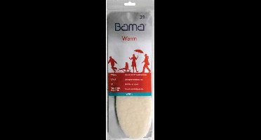 Bama Wool Zuivere Wollen Inlegzool - maat 43 - Voor Strenge Kou