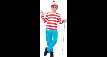 "Where is Wally™ pak voor jongens - Kinderkostuums - 104-116"
