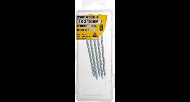 Spaanplaatschroeven Platkop Pozidriv Verzinkt 5.0x100mm