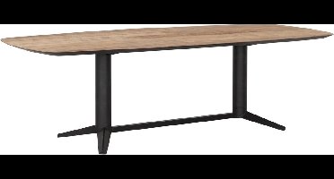 DTP Home Eettafel Soho Deens ovaal teakhout - 260x76 cm