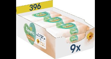 Pampers Harmonie Protect & Care babydoekjes 9 Verpakkingen = 396 Doekjes