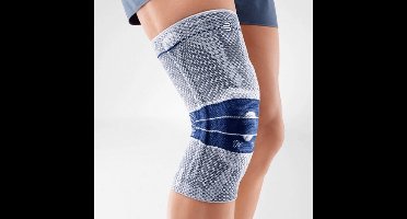 Bauerfeind GenuTrain A3 Artrose Kniebrace - 1 - Rechts - Grijs