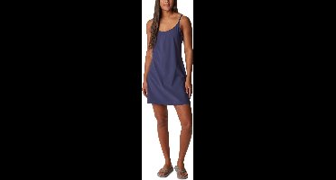 Columbia Pleasant Creek Jurk Dames Zomer - Outdoorjurk Stretch - Blauw - Maat M