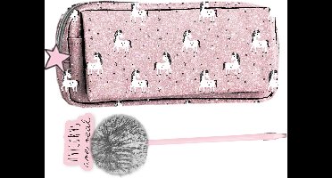 Eenhoorn Etui 21 cm - Giftbox - inclusief pen - PVC