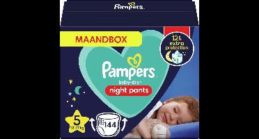 Pampers - Night Pants - Maat 5 - Maandbox - 144 luierbroekjes