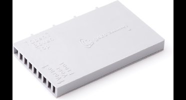 Stootvoegrooster grijs 60x100x10mm (hxdxb)