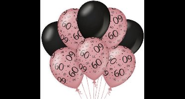 Paperdreams Decoratie ballonnen roze/zwart - 60